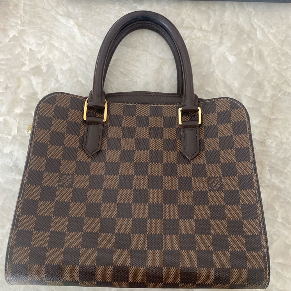 Leather Top Handle Bag